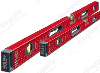 Sola BIG RED 78" and 32" High Profile Aluminum Box Levels w/Handles - Door Jamb Set - BR7832 ES2883