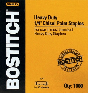 Stanley Bostitch Heavy-Duty 1/4" Staples SB35-1/4