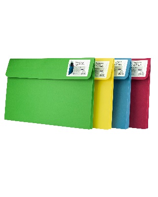 Star Products ST803 - 9.5 x 11.75 x 2 Student Art Folio - 5 Pack (4 Colors Available)
