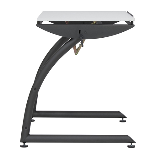 Photograph of Studio Designs Triflex Standing Height Adjustable Drawing Table - Charcoal Black and White - 10098