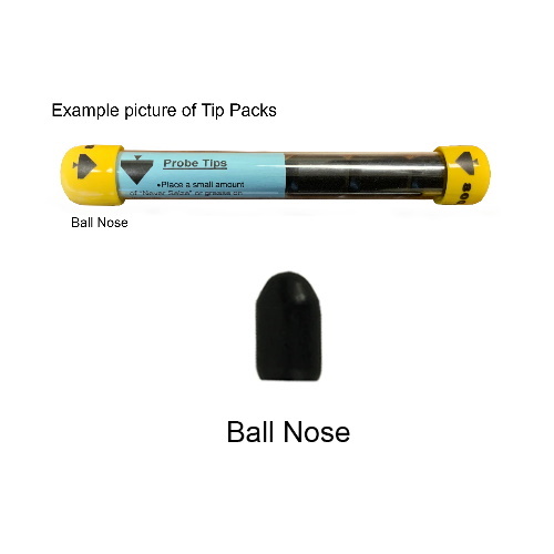  T&amp;T Tools 1/2&quot; Probe Replacement Ball Nose Tips - 9 Pack - HPTB9