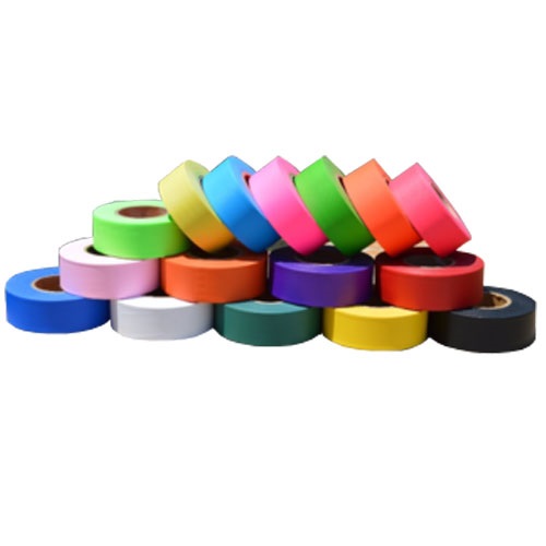 Trinity Tape Solid Flagging Tape - 12 Rolls Per Carton (16 Colors Available)