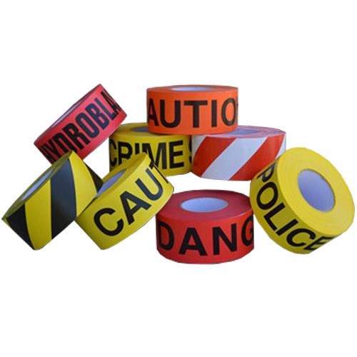 Trinity Tape 2 mil Safety Barricade Tape - 8 Rolls Per Carton (10 Options Available)