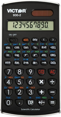 Victor Calculator 930-2 Scientific Calculator with Fractions ES1582