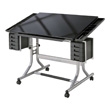 Alvin CraftMaster II Glass Top Deluxe Art & Drawing Table CM48GL ES4103