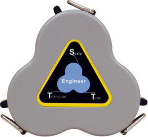 Engineer's Triangular Scale Tape 9006-00