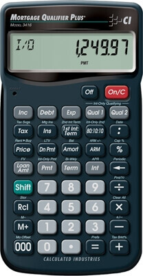 Calculated Industries Mortgage Qualifier Plus 3416 ES1535