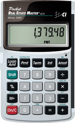 Calculated Industries Pocket Real Estate Master 3400 ES188