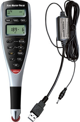 Calculated Industries Scale Master ProXE Advanced Digital Plan Measure with PC Interface 6335 ES2749