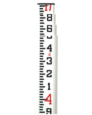 Crain Surveyors Series (SVR) Rectangular-Oval Leveling Rod ES218