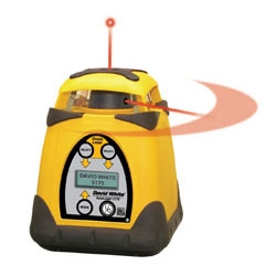 David White AutoLaser 3175-1 Interior/Exterior Dual-Grade Split-Beam Rotary Laser (48-3175-1) ES1561