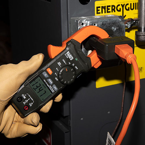 Photograph of Klein Tools Clamp Meter Electrical Test Kit - CL120KIT