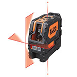 Klein Tools - Self-Leveling Red Cross-Line Level and Red Plumb Spot Laser Level (93LCLS) ET13901