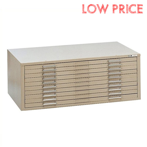 Mayline C-File 10-Drawer Flat File for 36" x 48" Sheets - Model 7979C ES1112