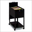 Mayline Letter Size Mobilizer with File and Lid 9P610BLK - Black ES1346