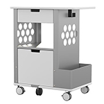 Safco Rolling Storage Cart - 5202WH ET11246