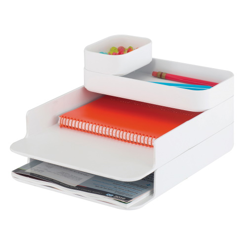 Photograph of the Safco Stacking Plastic Desktop Sorter Set - (2 Colors Available) ET11505