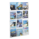 Safco Reveal 12 Magazine Display, Clear - 5602CL ET11524