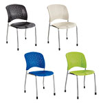 Safco Reve Guest Chair Straight Leg Round Back (Qty. 2) - (4 Colors Available) ET11600
