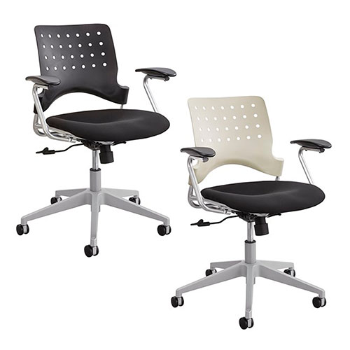  Safco Reve Task Chair Square Back - (2 Colors Available) 6807