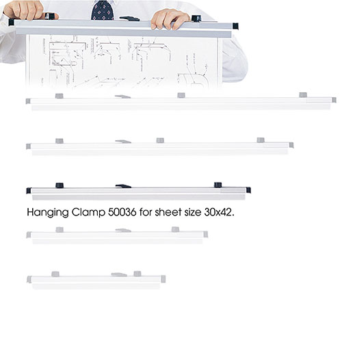 Safco 30" Hanging Clamps for 30" x 42" Sheets 50036 ES110