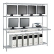 ES1152 - Safco 72"W Wire LAN Management System 5231SL