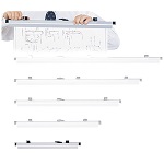 36" Safco Planhold Print-Lock Hanging Clamps 4304-6 (Carton of 6 Clamps) ES124