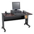 Safco 54"W Reversible Top Mobile Desk 1933 ES1879
