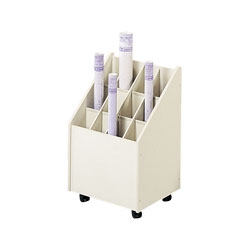 Safco Mobile Roll File 12 Compartment 3042 ES430