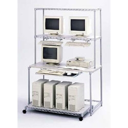 Safco 48"W Wire LAN Workstation 5210SL ES95