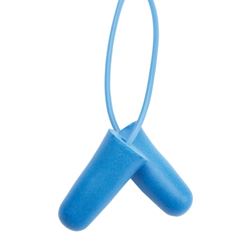 Jackson Safety H10 Metal Detectable Disposable Earplugs - Corded, Blue - NRR 31 - Bulk Buy (100 Pair Per Dispenser Box, 8 Boxes Per Carton) - 13821