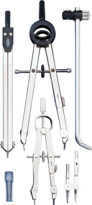 Alvin Basic-Bow Combination Compass with Beam Bar 129B ES2385