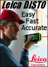 Leica DISTO Laser Distance Finder Tool
