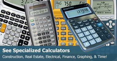 Click to see our selection of task calculators