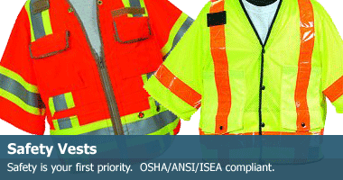 Click to see our selection of safety vests