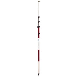 CST/Berger Leica Compatible 15'/4.6m, 4 Section Quik-Lok Prism Pole 67-4515TML ES1005