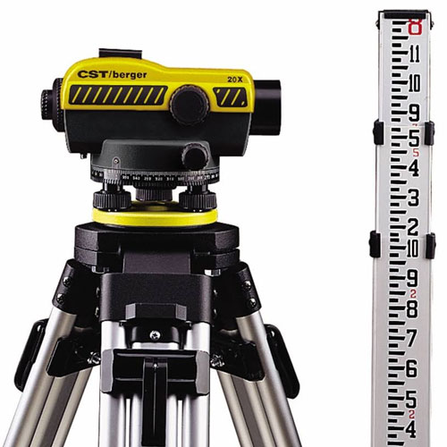 CST/Berger 20X SAL Automatic Level Kit 55-SLVP20N ES974