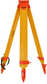 Seco Heavy-Duty Twist Lock Hardwood Fiberglass Tripod 5402-10-ORG ES2186