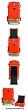 ES2502 - Seco Front Loading Aluminum Frame Total Station Field Case 8122-00-ORG