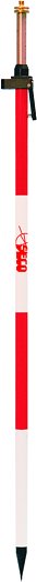 Seco Adjustable Tip Dual-Graduated 8.5 Foot Quick-Release Prism Pole 5700-10 ES2674