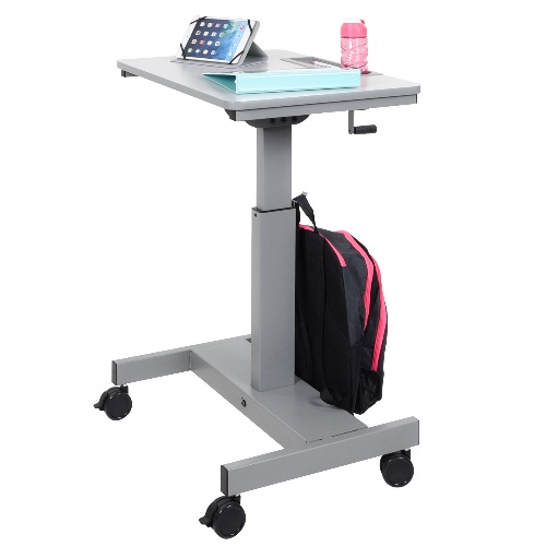 Luxor STUDENT-C - Sit-to-Stand Student Desk with Crank Handle 