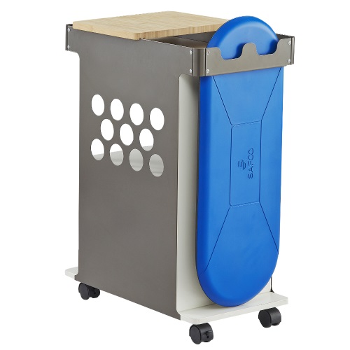 Safco Mini Rolling Storage Cart - 5209WH
