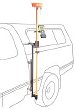 ES1399 - RuxWorks Truck Bed GPS Pole Transporter PT-100