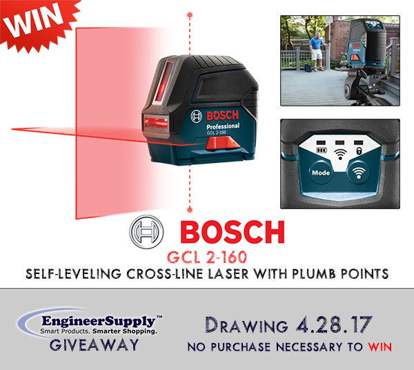 Bosch GCL 2160 SelfLeveling CrossLine Laser with Plumb Points