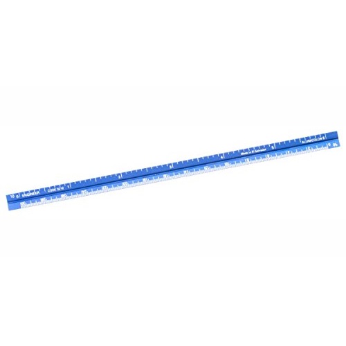 Alumicolor 3210-2 - 6 Aluminum Triangular Engineers Scale - Gold