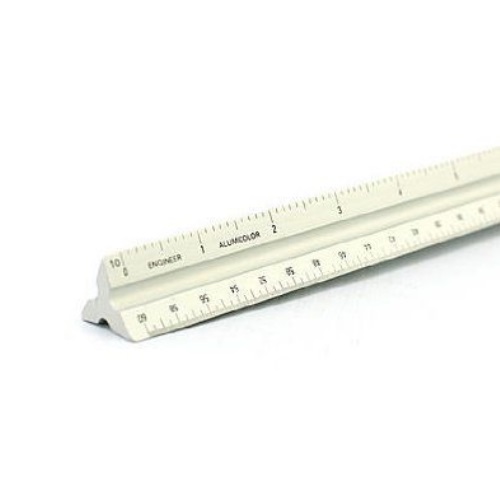 Alumicolor 3250-1 - 12 Engineer Triangular Scale