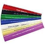 Alumicolor - 12" Office Ruler - (8 Colors Available) - Promo ET15388