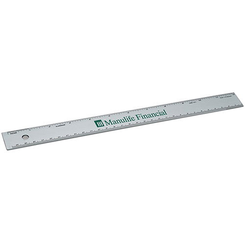  Alumicolor - 12&quot; Non-Slip Straight Edge Aluminum Ruler - (2 Colors Available) - Promo