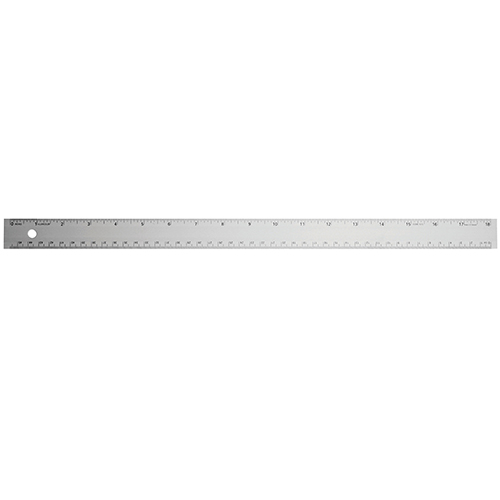 Alumicolor - 18&quot; Non-slip Straight Edge Aluminum Ruler - (2 Colors Available) - Promo