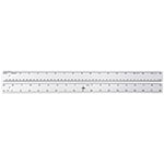 Alumicolor - 18" Straight Edge Aluminum Ruler with Center-Finding Back, Silver - 1593-1-Promo ET15415-Promo